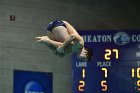 Swimming vs CGA  Wheaton College Swimming & Diving vs Coast Guard Academy. - Photo By: KEITH NORDSTROM : Wheaton, Swimming, diving